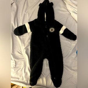 Bruins fleece infant one piece